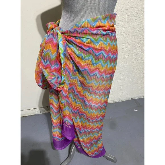 Antica Sartoria Colorful Scarf/Sarong/Shawl - Picture 7 of 12